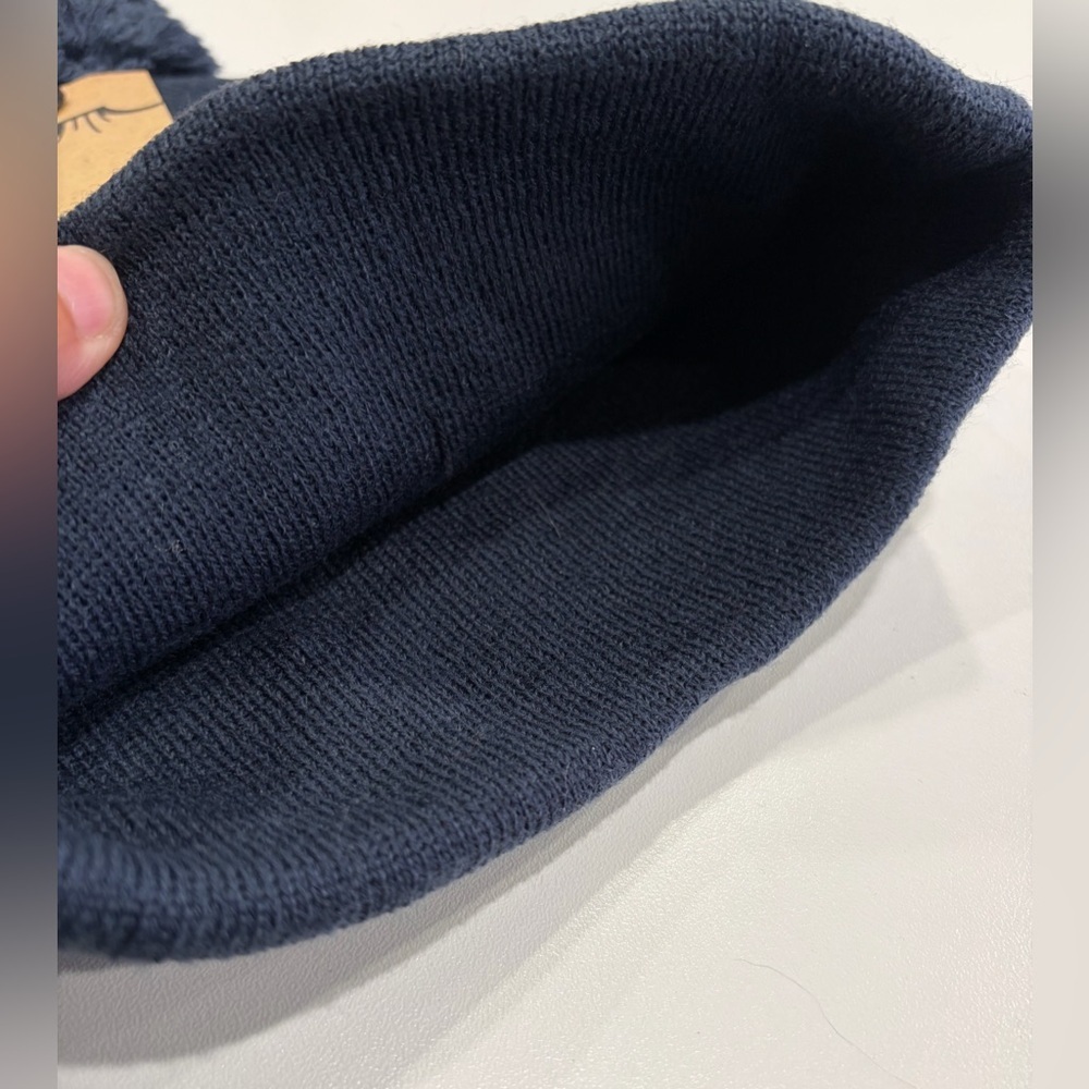 Yo Colorado Colorado 14ers Beanie Hat Navy NWT Pom Mountain Ski Snow Cozy - Picture 4 of 7